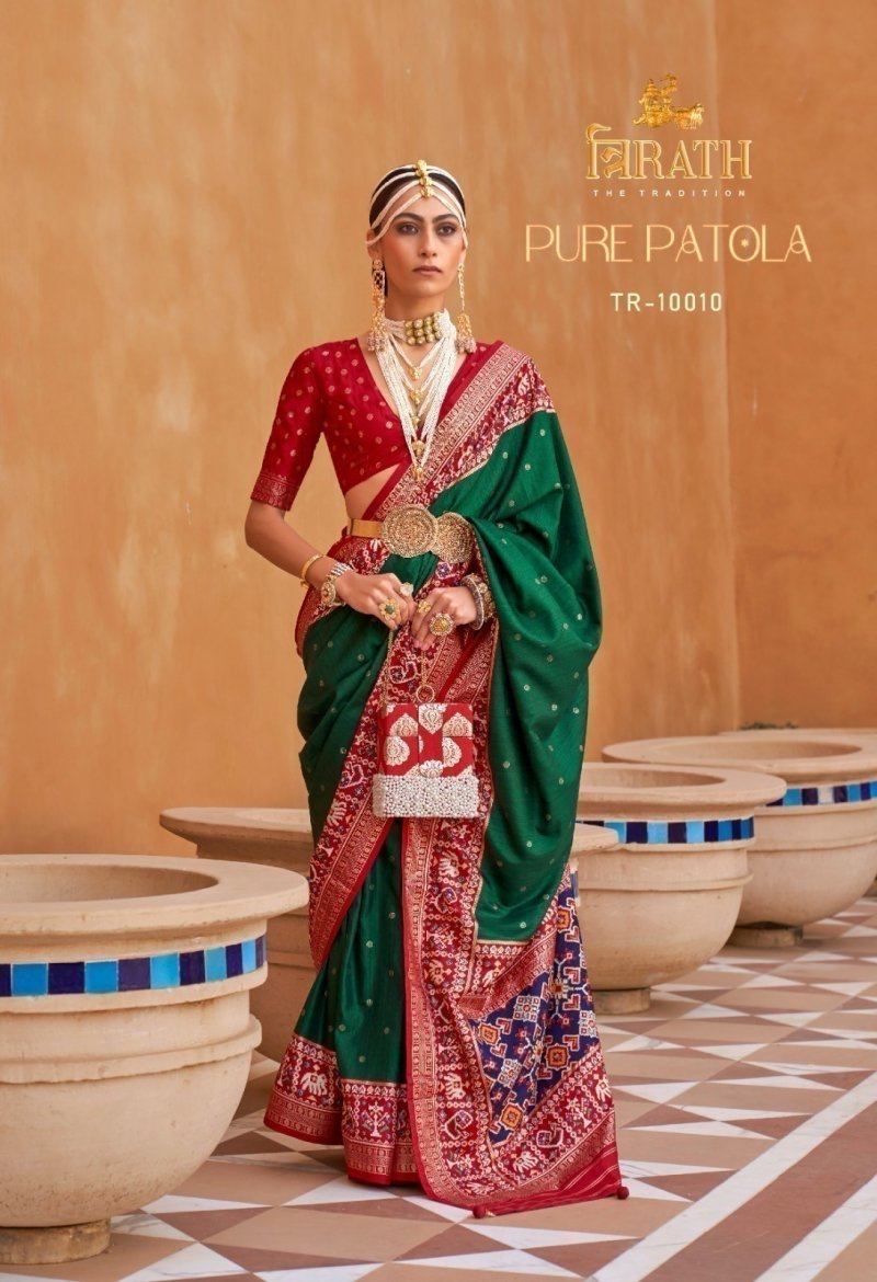 Pure Patola By Trirath Mercerized Sigma Silk Saree